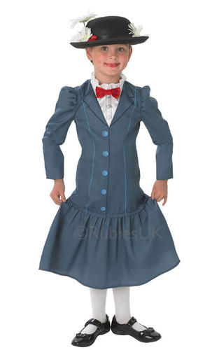 927- kostium strój Mary Poppins nauczycielka 128