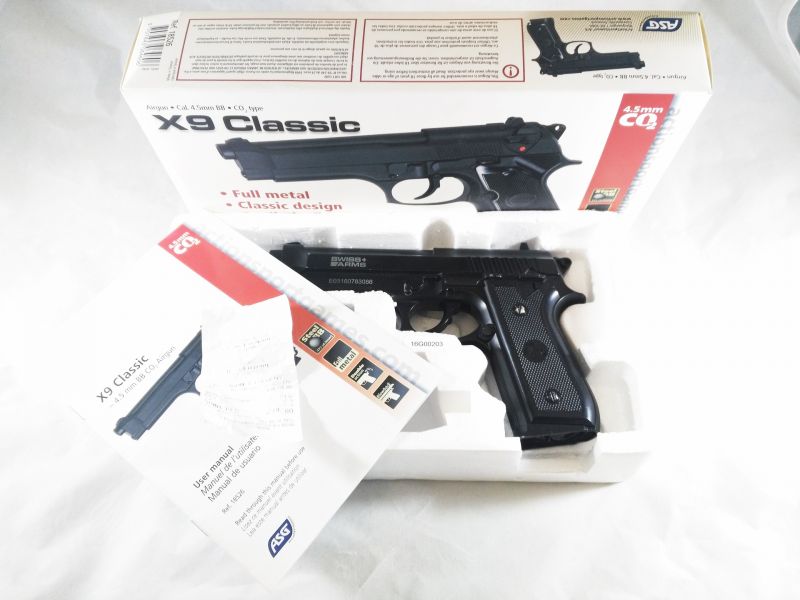 WIATRÓWKA ASG X9 CLASSIC 4,5 MM GWARANCJA OKAZJA!