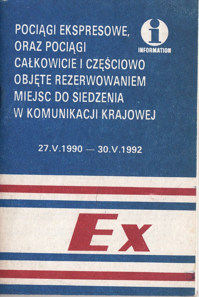Pociągi ekspresowe  PKP Informator