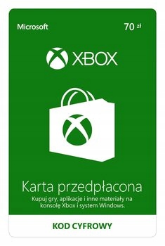 Karta przedpłacona Xbox 70zł, kod cyfrowy, klucz