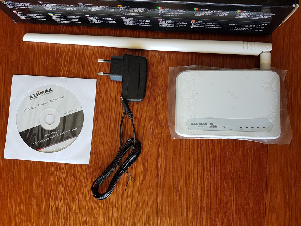 Router WiFi Edimax BR-6228nC v2 N150 antena 9dB