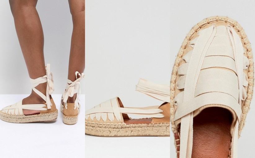 X5B116*ALOHAS ESPADRYLE DAMSKIE SZNUROWANE 38 G01