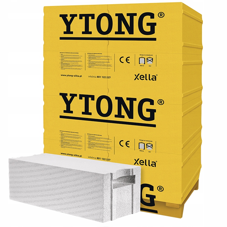 YTONG 24 ENERGO beton komórkowy gazobeton bloczek 6395640779 oficjalne archiwum Allegro