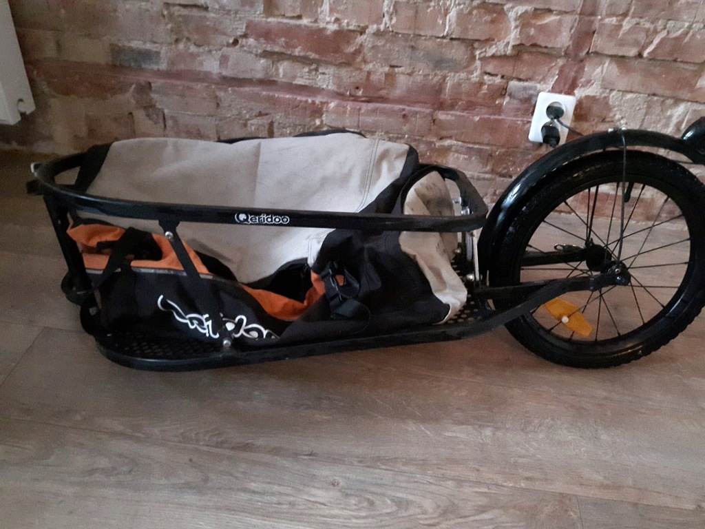 Przyczepka rowerowa Qeridoo QX jednokolorowe!!