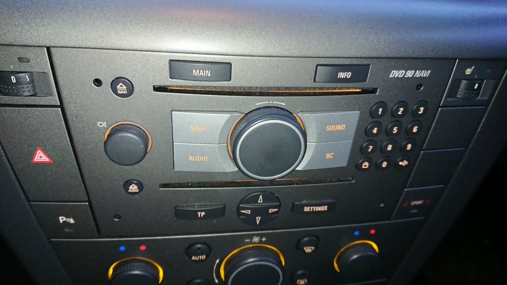 Radio DVD 90 NAVI Opel Vectra C Wykodowane