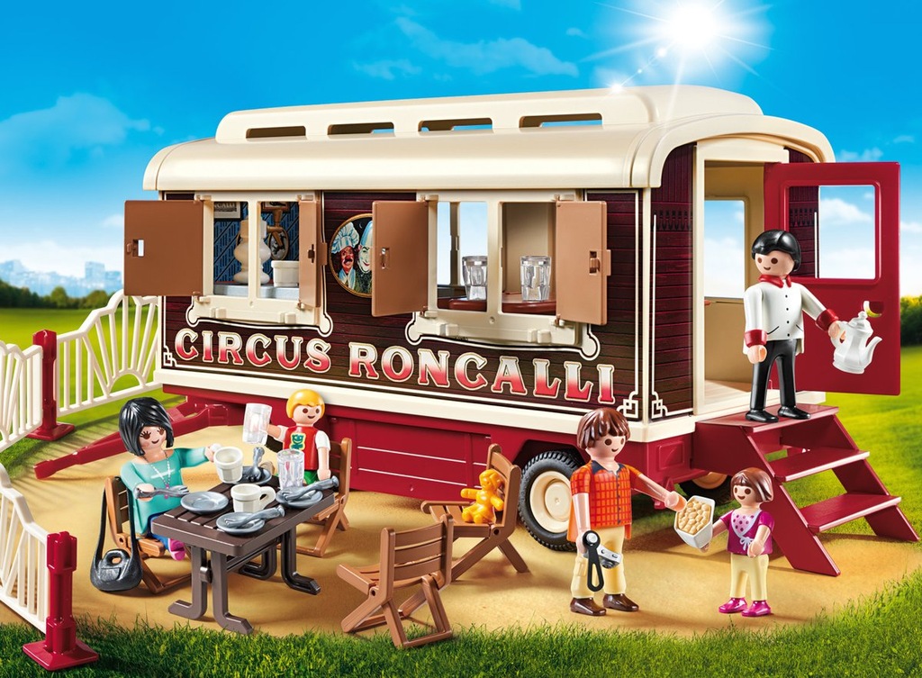Playmobil 9398 Cyrk Przyczepa cyrkowa kawiarnia