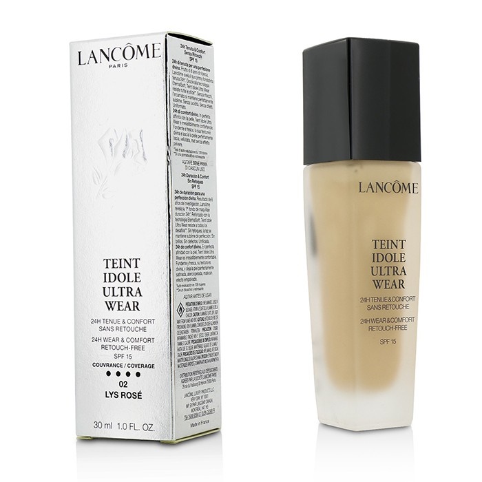 LANCOME TEINT IDOLE ULTRA WEAR 02 LYS ROSE