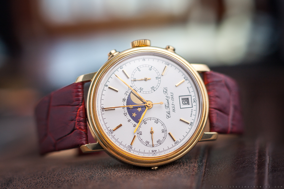TISSOT LIMITED EDITION 18K MOONPHASE CHRONO / BOX