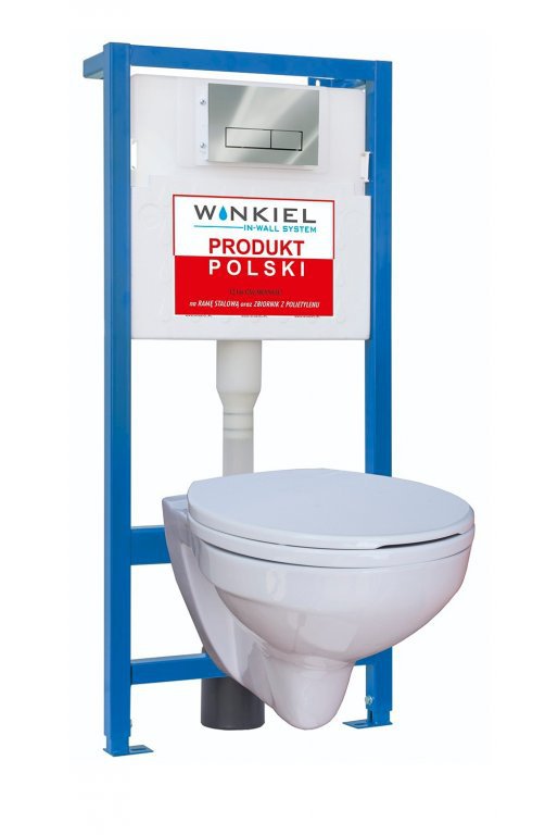 Zestaw podtynkowy WC Winkiel miska stelaż deska