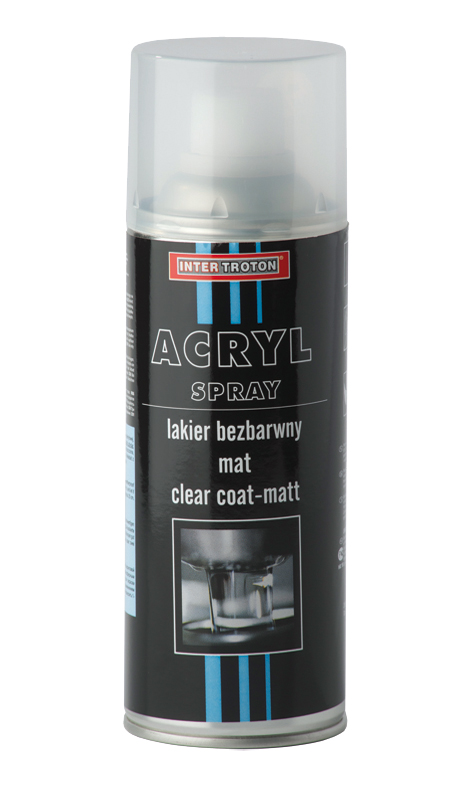 Troton Lakier akryl BEZBARWNY MAT spray 12 x 400ml