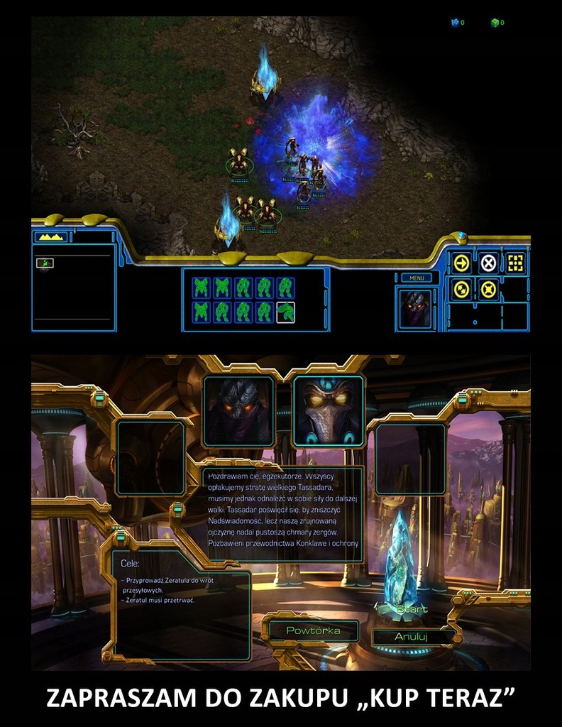 STARCRAFT REMASTERED PC - BattleNet - KLUCZ - 7423090114 - Oficjalne ...