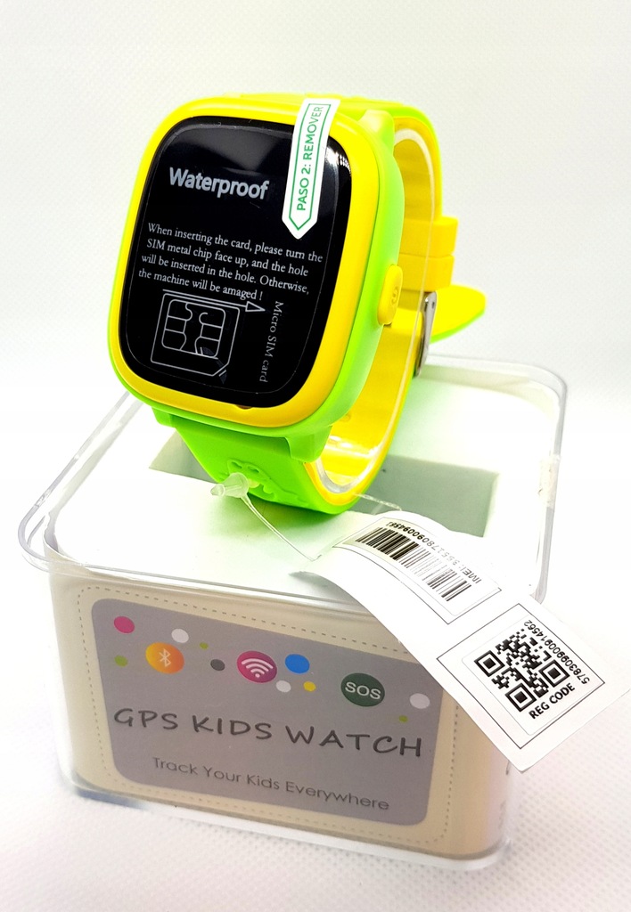 SMARTWATCH DLA DZIECI WODOSZCZELNY WODOODPORNY GPS
