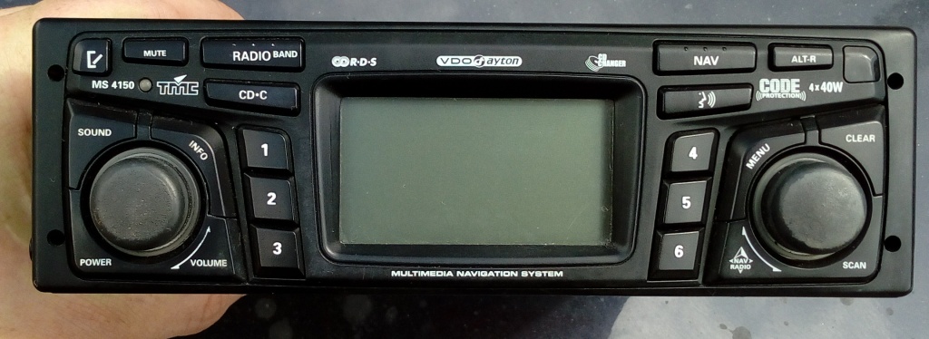 Audi A4 B5 Radioodtwarzacz z nawigacją MS4150RS/01