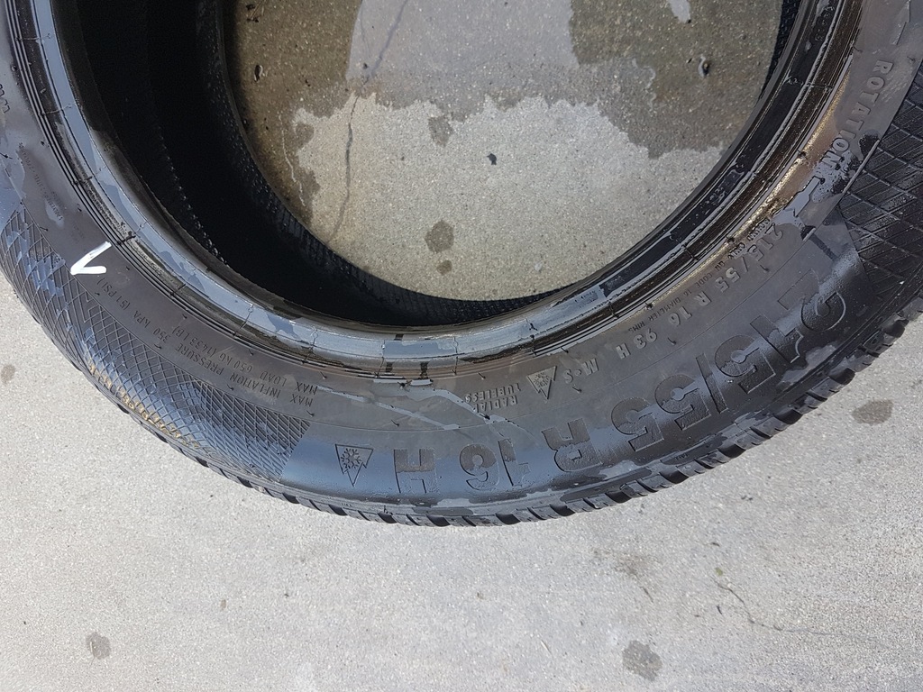 4 X CONTINENTAL CONTI WINTER CONTACT 215/55 R16 - 6976432081 ...