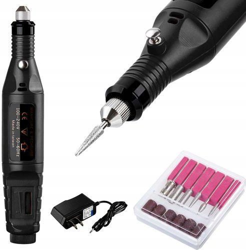 NOWY MODEL Frezarka do Paznokci Manicure Frez Żele