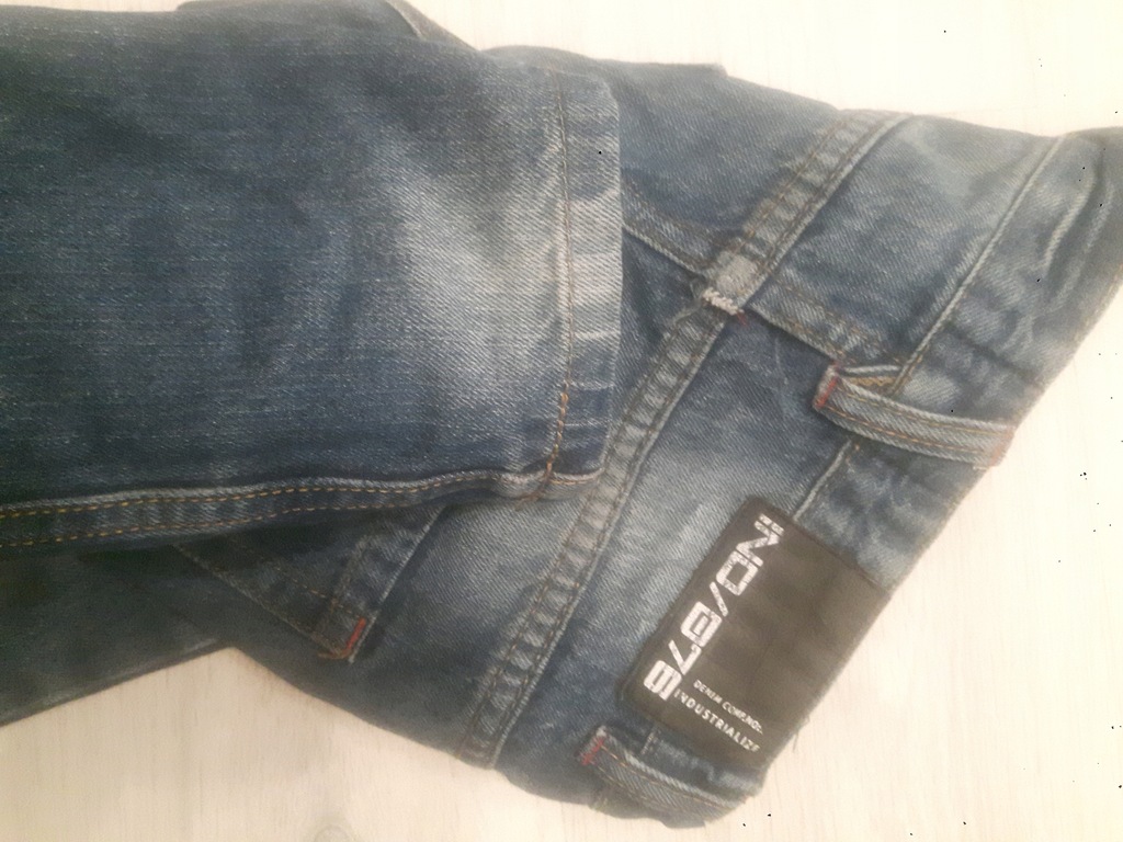 Spodnie jeans rurki oryginal 128cm super stan9
