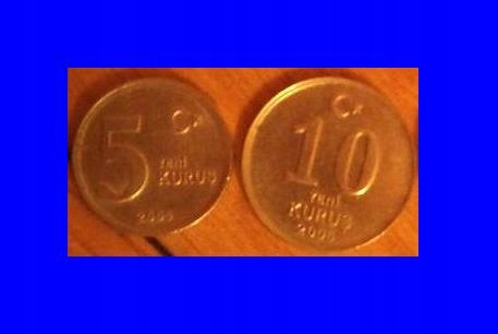 2 SREBRNE MONETY TURECKIE 15 kurus MONETA TURCJA