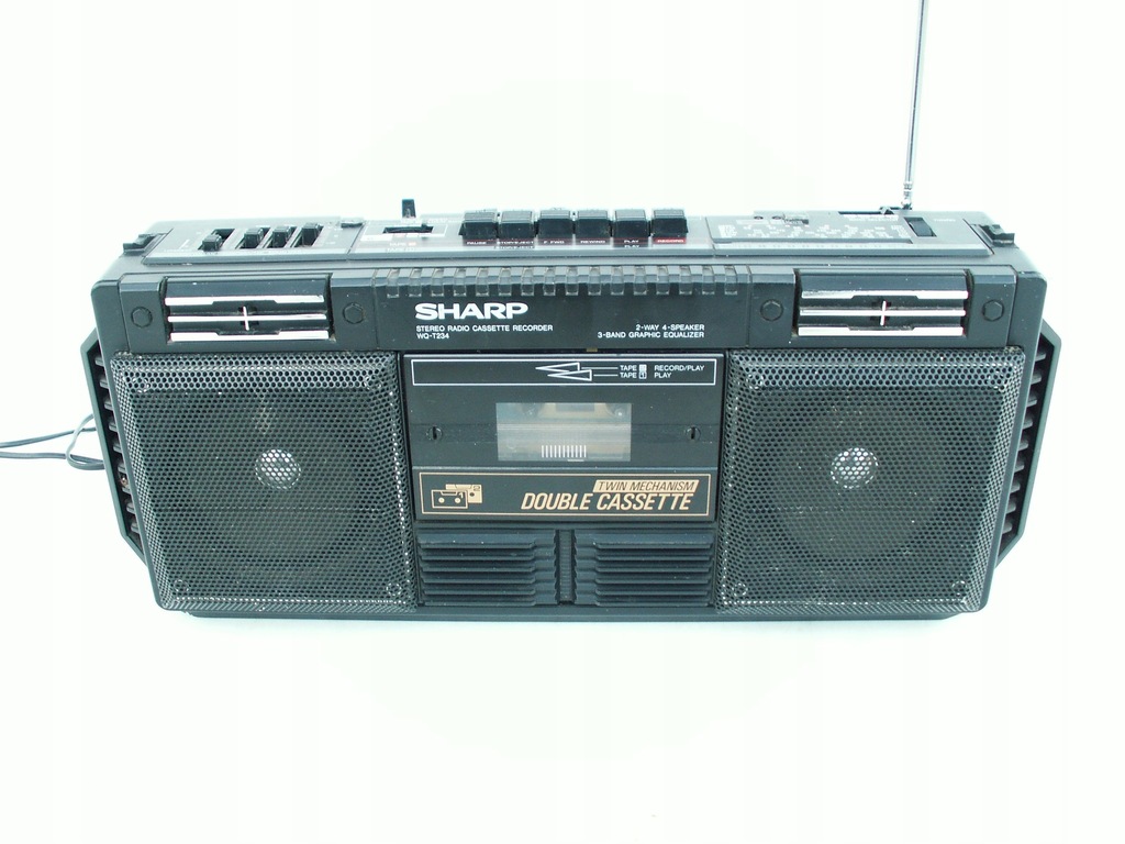 RADIO SHARP WQ-T234 DESIGN VINTAGE ROK 1995