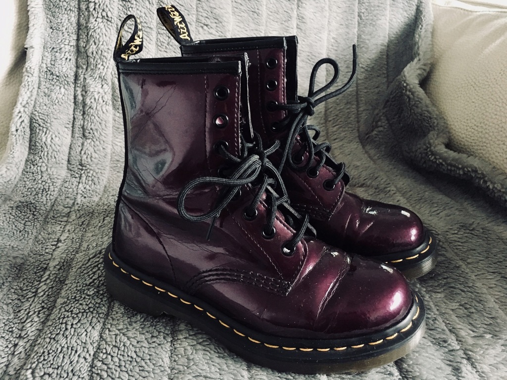 Oryginalne Martensy buty dr Martens lakierowane 36