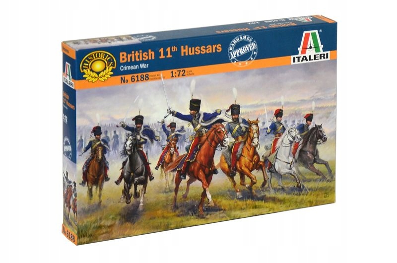 ITALERI 6188 1:72 British 11th Hussars Crimean War