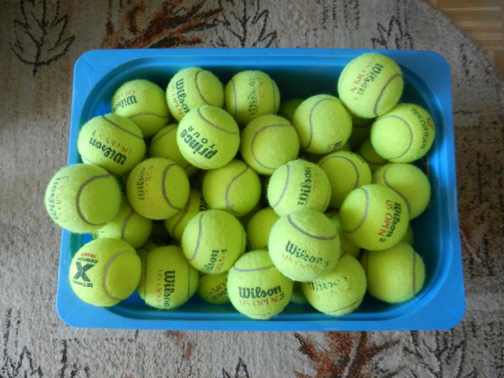 Używane piłki tenisowe 120 sztuk