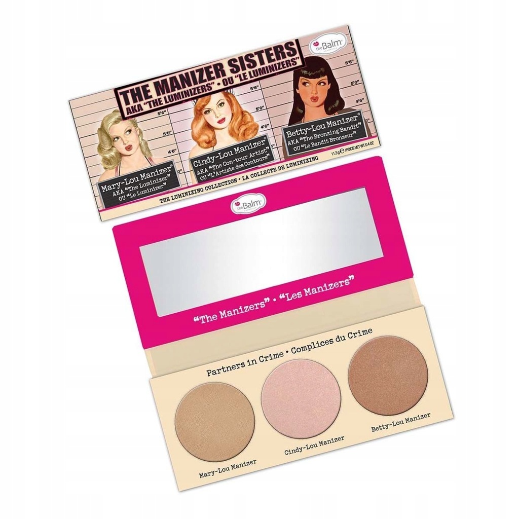THE BALM PALETA ROZŚWIETLACZY THE MANIZER SISTERS