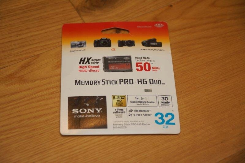 MS Memory Stick Pro HG Duo SONY 32GB HX
