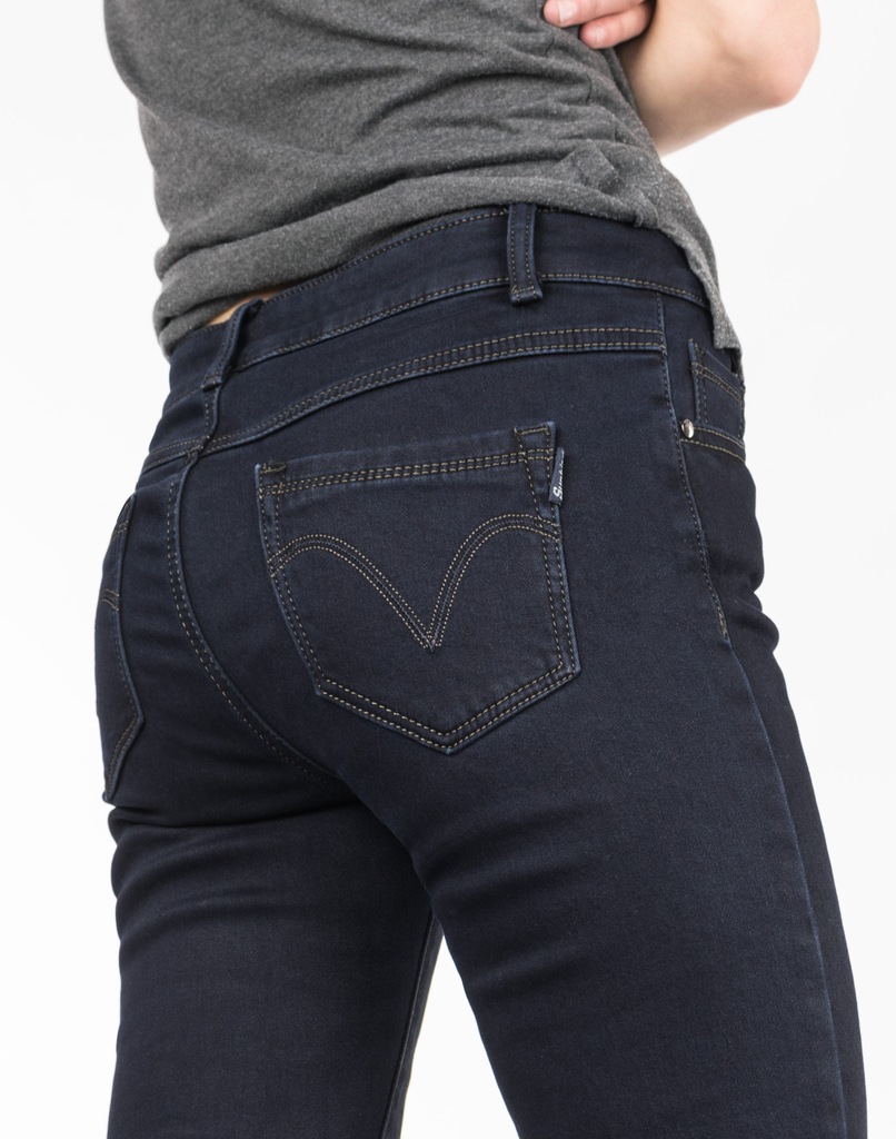 Ocieplane Polarem Spodnie Damskie Jeans 2208 82 Cm - 7047994487 ...