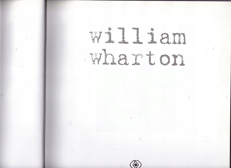 WILLIAM WHARTON - ALBUM OBRAZÓW WILLIAMA WHARTONA
