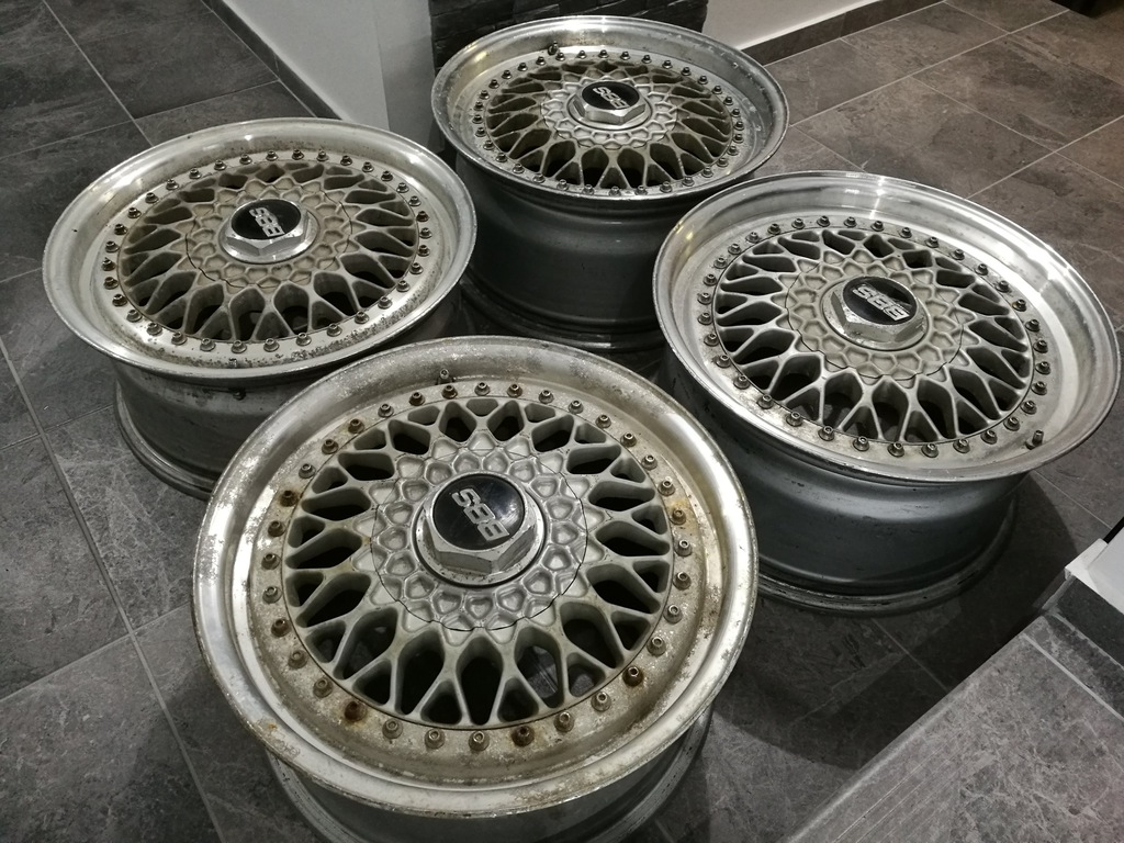 BBS RS137 16インチ 7j +45 pcd114.3-5H BBS RS RS137 RS225 4Wheels 16inch 7J and 8J +45 5×114.3 NO