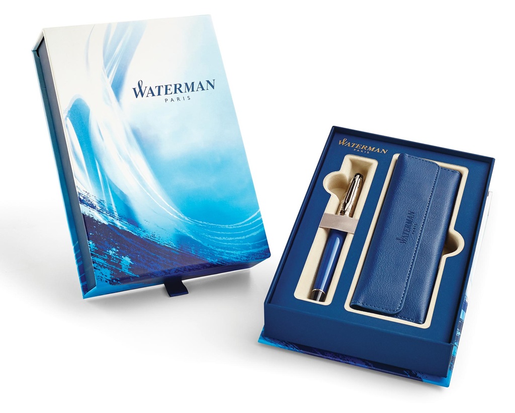 Zestaw Waterman Expert Blue Obsession Pióro Wieczn