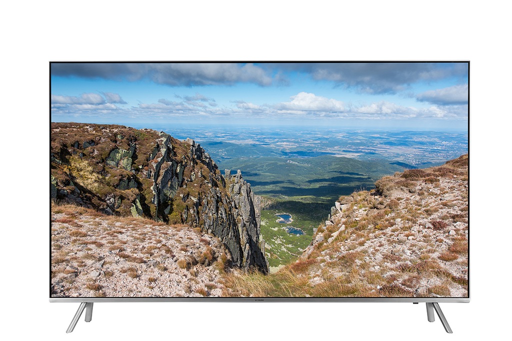 TV Samsung UE75MU7009 4k Połowa ekranu ciemna