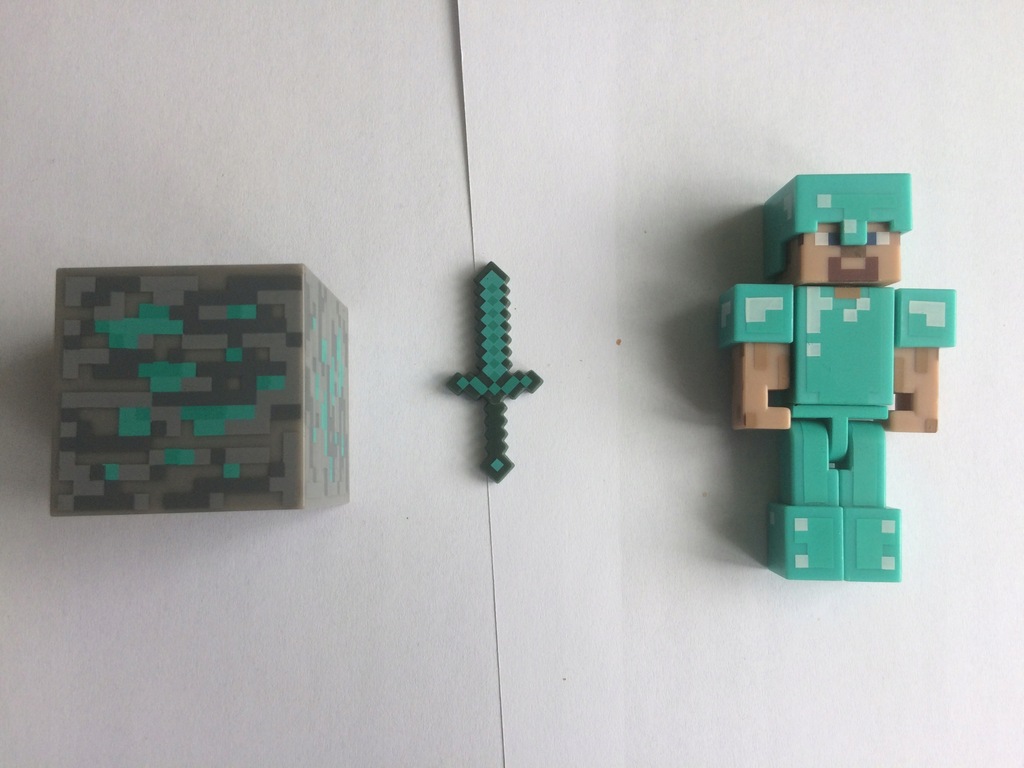 Figurka Minecraft Diamentowy Steve PREZENT DZIECKO