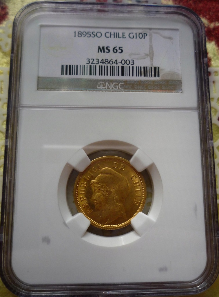 Moneta złota w NGC .