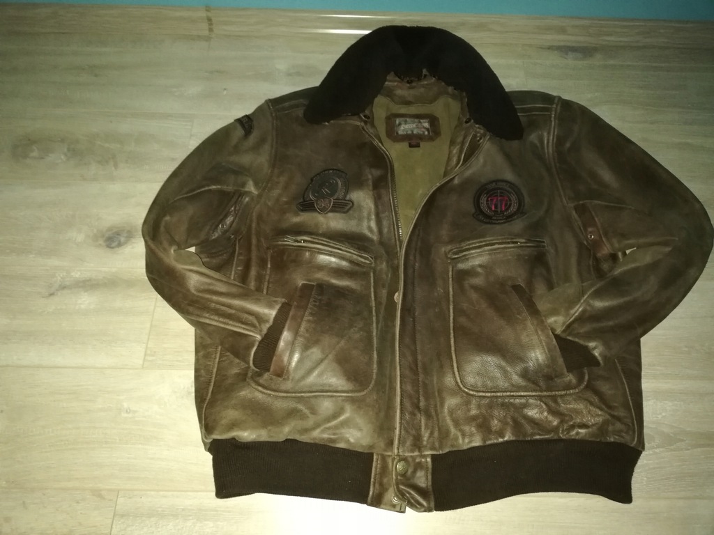 KURTKA PILOTKA REDSKINS (alpha) FUTERKO R.XL/XXL