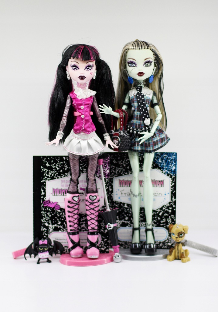 Monster High Frankie i Draculaura 1 Seria UNIKAT