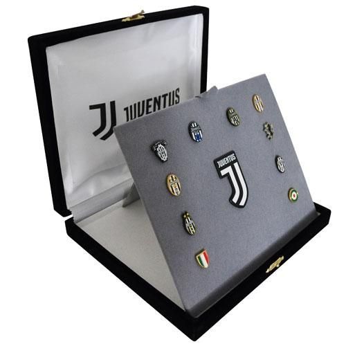 zestaw historyczny odznak Juventus Turyn JCR