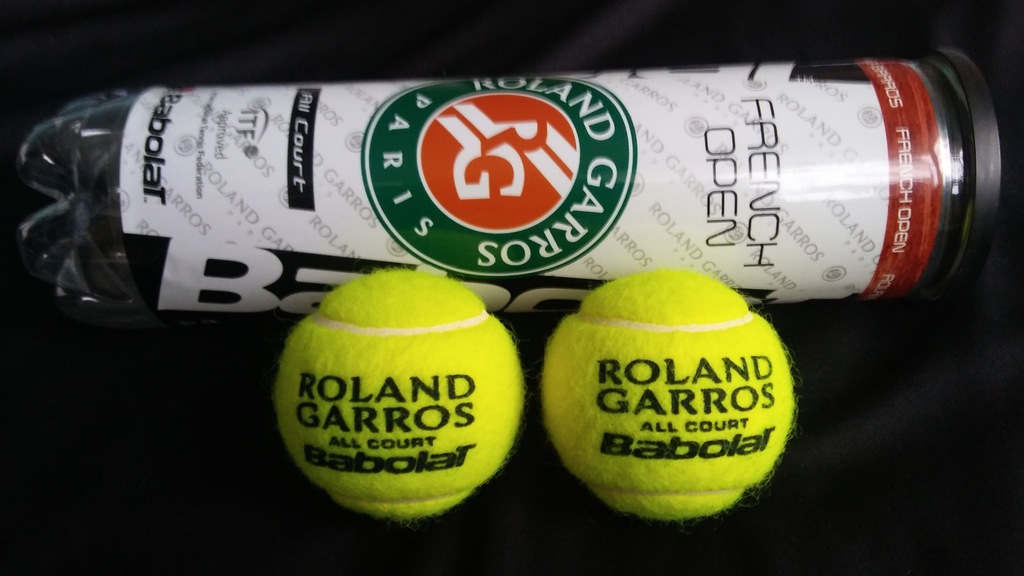 Piłeczki do TENISA Roland Garros - ORGINAŁ