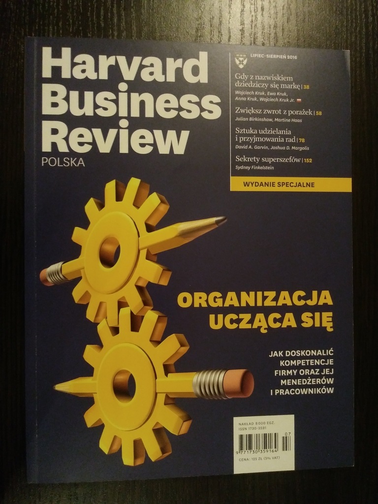 Harvard Business Review | lipiec-sierpień 2016