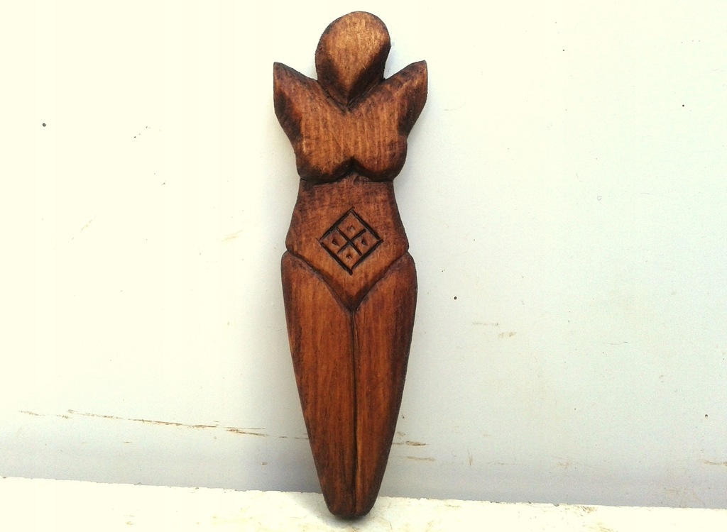 Mokosz BOGINI PŁODNOŚCI - rzeźba drewniana figurka