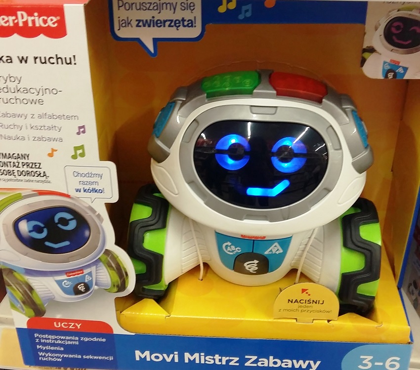 FKC36 FISHER PRICE MOVI MISTRZ ZABAWY UCZĄCY ROBOT - 7016733664 ...