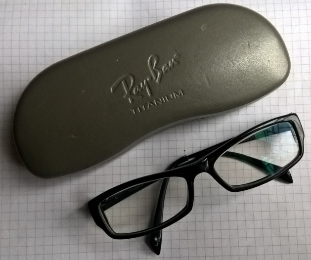 okulary Ray Ban Titanium , etui Ray Ban