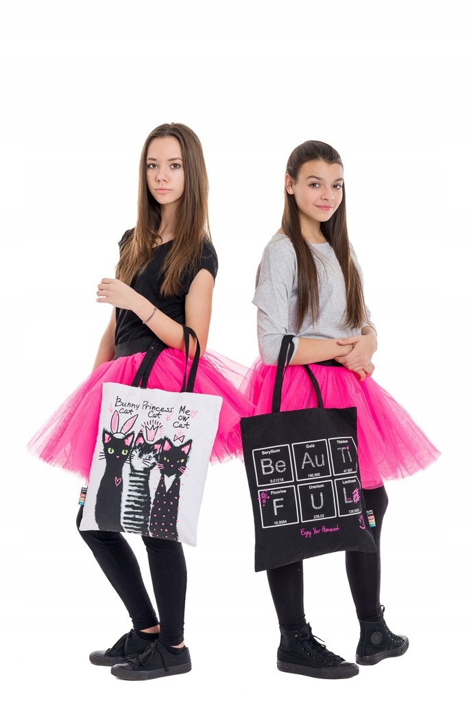 Torba na ramię SZOPERKA MONSTER, czarna w znaczki Torba na ramię SZOPERKA MONSTER, czarna w znaczki