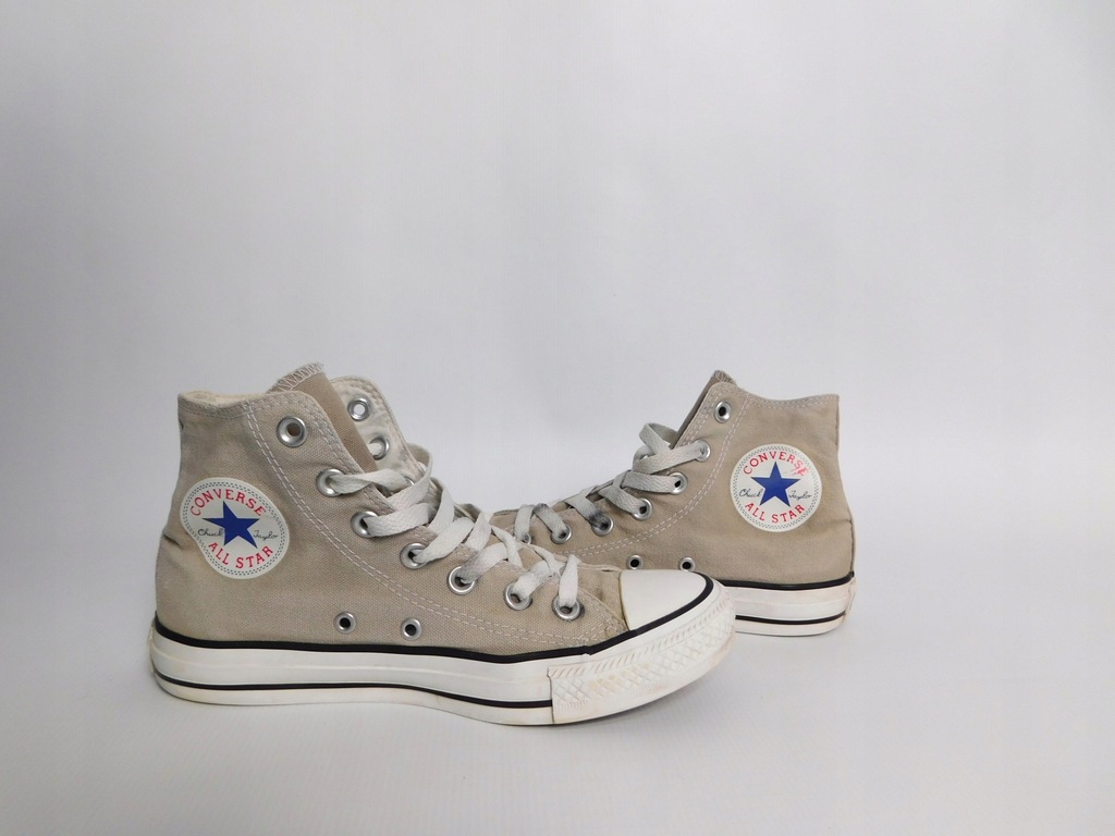 BEŻOWE WYSOKIE CONVERSY CONVERSE ALL STAR 37