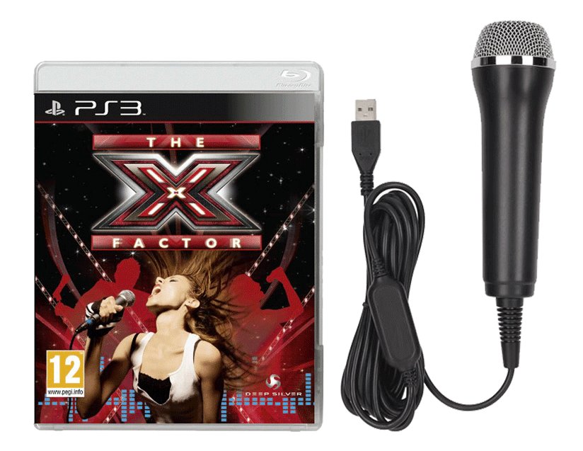 X FACTOR KARAOKE PS3 W FOLII + MIKROFON 7044914137 oficjalne