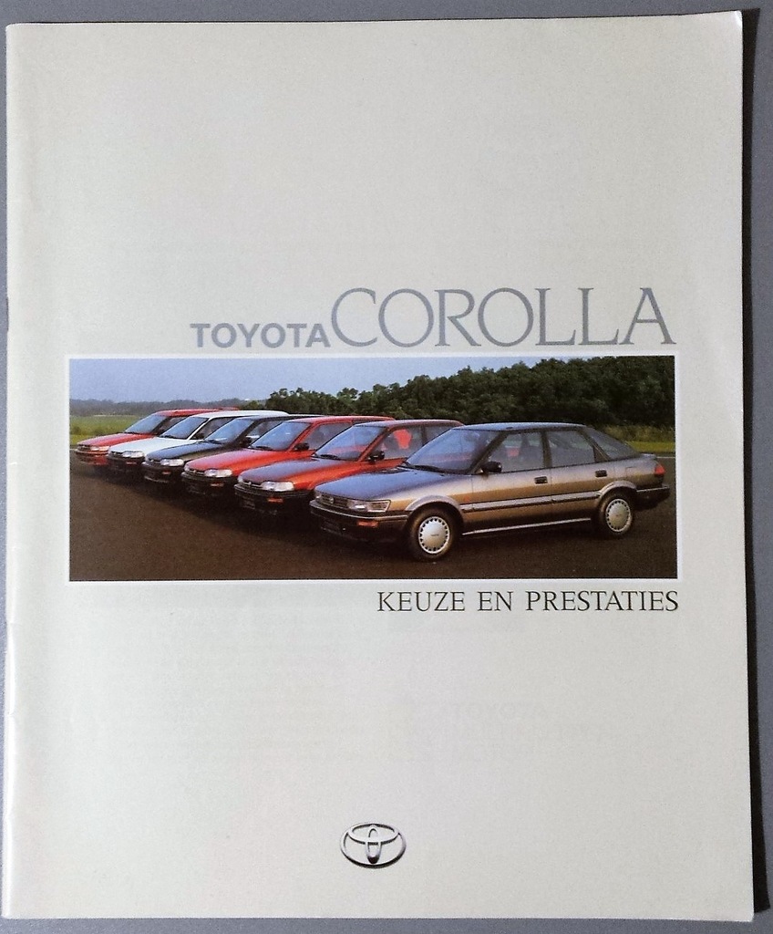 Prospekt Toyota Corolla E9 7205037212 oficjalne
