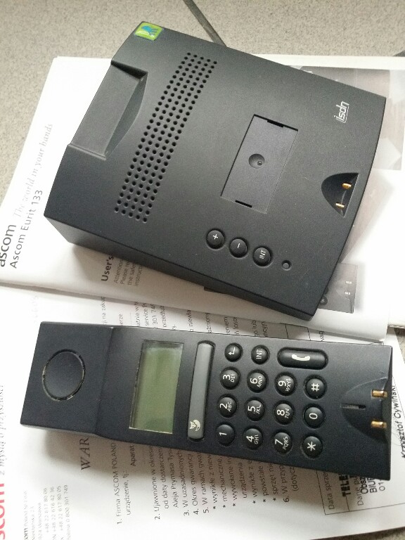 telefon bezprzewodowy ISDN Ascom Eurit 133