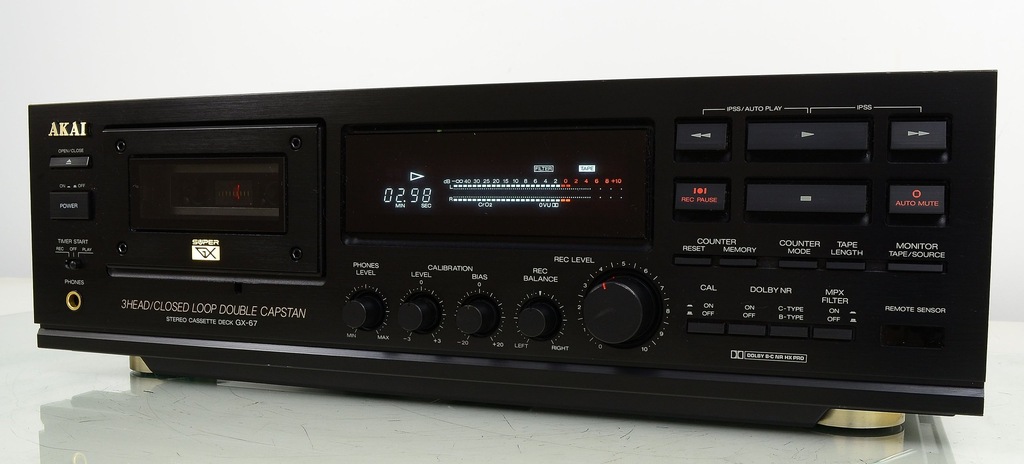 AKAI GX-67 STEREO CASSETTE DECK  / 3HEAD /