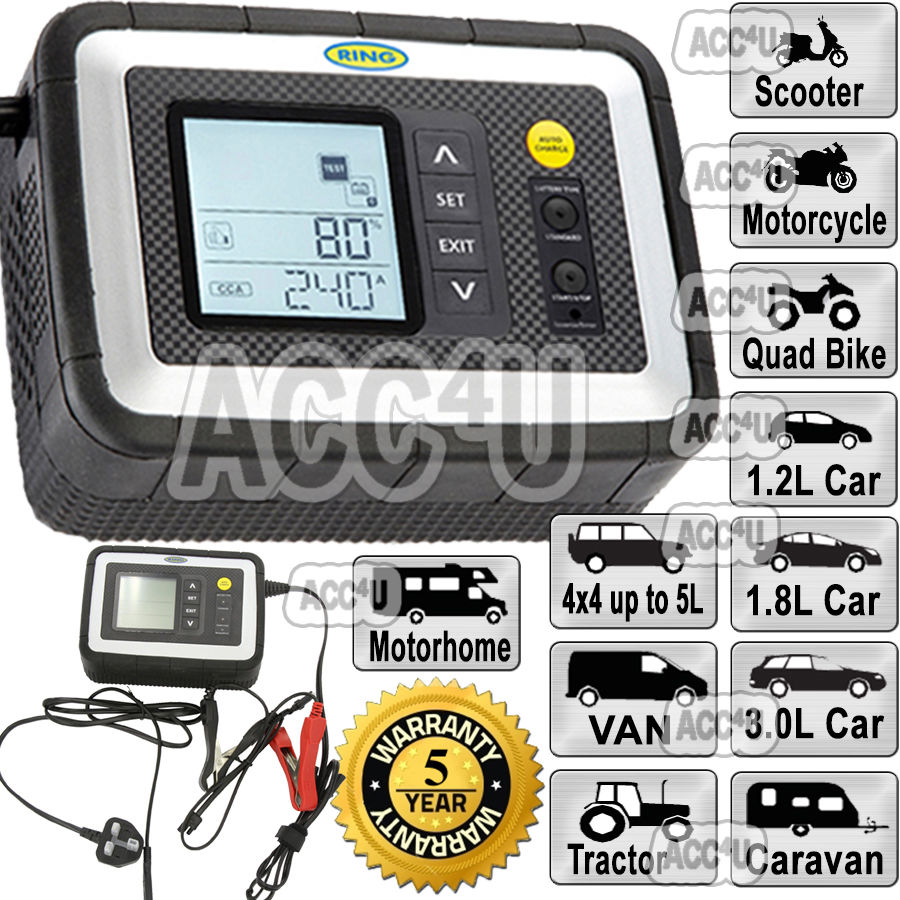 Ładowarka samochodowa prostownik RING RESC612 ctek - 7170027079 ...