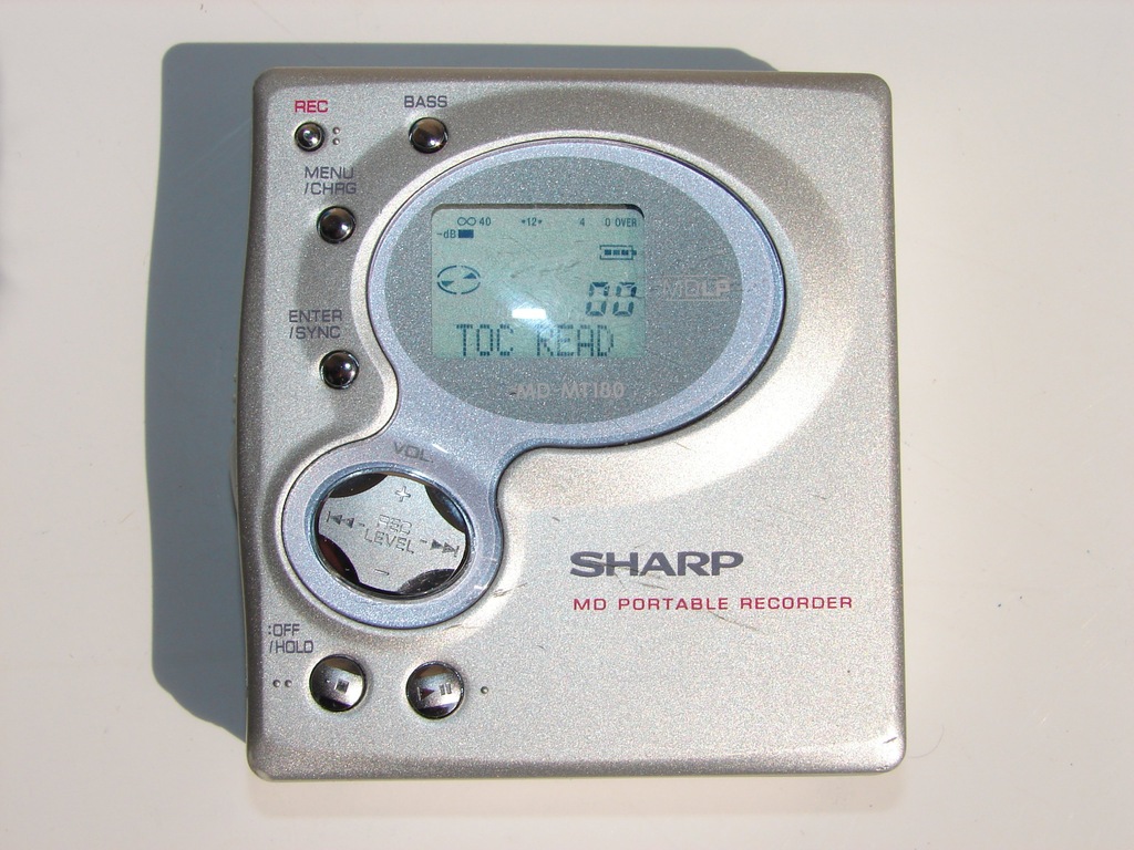 Minidisc RECORDER SHARP MD-MT180